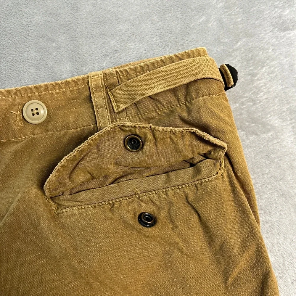 Vintage American Eagle Mens Cargo Pants Brown Ripstop 32x32 (34x31) Utility Gorp